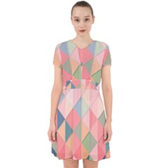 Background Geometric Triangle Adorable In Chiffon Dress by Pakrebo