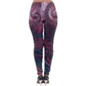 Fractal Artwork Digital Pattern Lightweight Velour Leggings View2