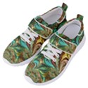 Fractal Artwork Pattern Digital Women s Velcro Strap Shoes View2