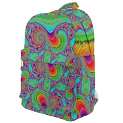 Fractal Art Design Fantasy Light Classic Backpack by Pakrebo