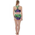 Fractal Art Artwork Feather Swirl Racer Back Bikini Set View2