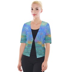 Power Of 3 Cropped Button Cardigan by PurpleDuckyDesigns