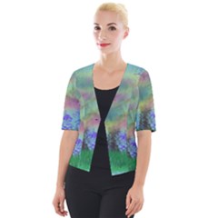 Paradise Cropped Button Cardigan by PurpleDuckyDesigns