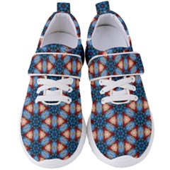 Pattern Tile Background Seamless Women s Velcro Strap Shoes by Pakrebo
