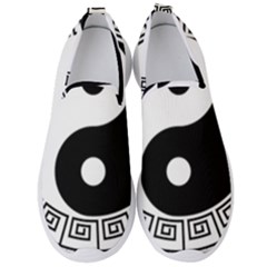 Yin Yang Eastern Asian Philosophy Men s Slip On Sneakers by Pakrebo