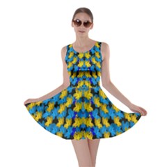 Flowers Coming From Above Ornate Decorative Skater Dress by pepitasart