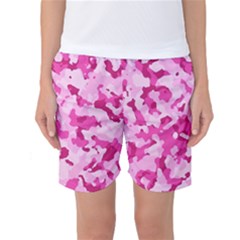 Standard Pink Camouflage Army Military Girl Funny Pattern Women s Basketball Shorts by snek
