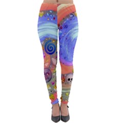 Swirl Vortex Emoji Cyclone Motion Lightweight Velour Leggings by Pakrebo