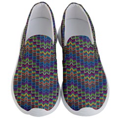 Decorative Ornamental Abstract Wave Men s Lightweight Slip Ons by Mariart