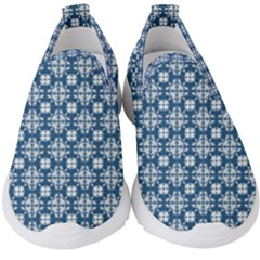 Flower Decorative Ornamental Kids  Slip On Sneakers by Mariart