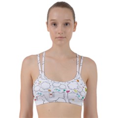 Set Chalk Out Chitchat Scribble Line Them Up Sports Bra by Pakrebo
