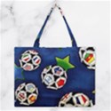 Textile Football Soccer Fabric Medium Tote Bag View1