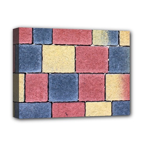 Model Mosaic Wallpaper Texture Deluxe Canvas 16  X 12  (stretched)  by Pakrebo