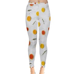 Citrus Thyme Inside Out Leggings by WensdaiAmbrose