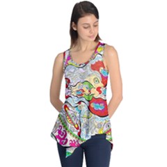 Supersonic Pyramid Protector Angels Sleeveless Tunic by chellerayartisans
