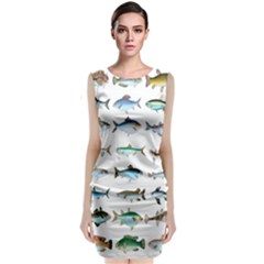 Ml 6-6 Fish Classic Sleeveless Midi Dress by ArtworkByPatrick