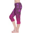Purple Pink Hearts  Capri Leggings  View3