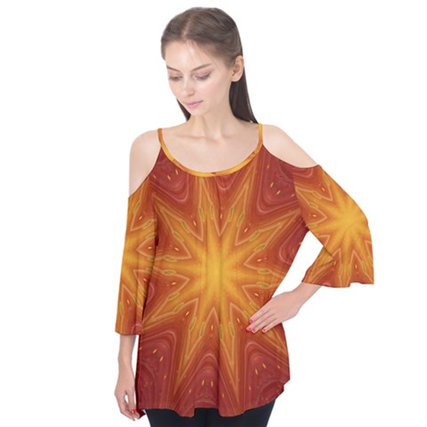 Fractal Wallpaper Colorful Abstract Flutter Tees by Mariart