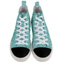 Colorful Abstract Print Pattern Men s Mid-Top Canvas Sneakers View1