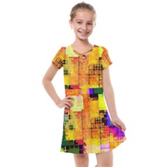 Too Square, Don t Care  Kids  Cross Web Dress by WensdaiAmbrose