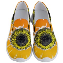 Sunflower Flower Yellow Orange Men s Lightweight Slip Ons by Mariart