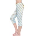 Diagonal Seamless Line Design Capri Leggings  View3