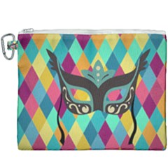 Mardi Gras Canvas Cosmetic Bag (xxxl) by WensdaiAmbrose