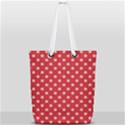 Red Hot Polka Dots Full Print Rope Handle Tote (Small) View1