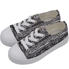 Ethno Seamless Pattern Kids  Low Top Canvas Sneakers by Pakrebo
