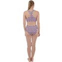Background Image Tile Geometric Racer Back Bikini Set View2