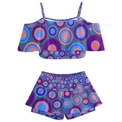 Zappwaits Spirit Kids  Off Shoulder Skirt Bikini by zappwaits