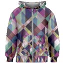 Geometric Sense Kids  Zipper Hoodie Without Drawstring View1