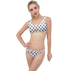 Black And White Tribal The Little Details Bikini Set by retrotoomoderndesigns