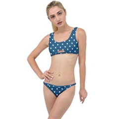 Turquoise Polka Dot The Little Details Bikini Set by retrotoomoderndesigns