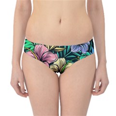 Hibiscus Dream Hipster Bikini Bottoms by retrotoomoderndesigns