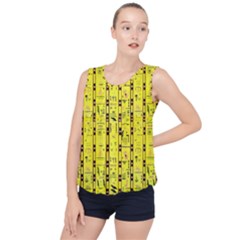 Shima Shima 1 Bubble Hem Chiffon Tank Top by ArtworkByPatrick