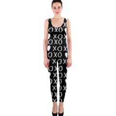 Xo Valentines Day Pattern One Piece Catsuit by Valentinaart