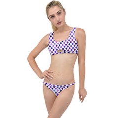 Shades Of Purple Polka Dots The Little Details Bikini Set by retrotoomoderndesigns