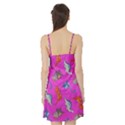 Dinosaurs - Fuchsia Satin Night Slip View2