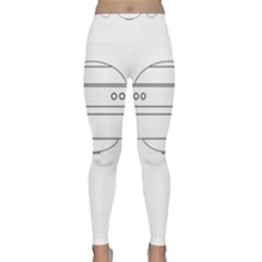 Alien Space Ufo Extraterrestrial Lightweight Velour Classic Yoga Leggings by Wegoenart