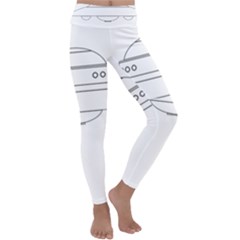 Alien Space Ufo Extraterrestrial Kids  Lightweight Velour Classic Yoga Leggings by Wegoenart