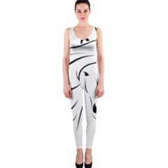 Animal Equine Face Horse One Piece Catsuit by Wegoenart