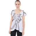 Phoenix Mythical Bird Animal Lace Front Dolly Top View1