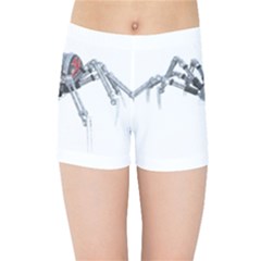 Spider Arachnid Animal Robot Kids  Sports Shorts by Wegoenart