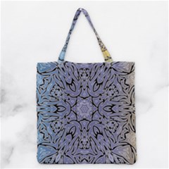 Tile Design Art Mosaic Pattern Grocery Tote Bag by Pakrebo