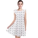 Leaves Plot Background Tie Up Tunic Dress View1