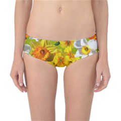 Daffodil Surprise Classic Bikini Bottoms by retrotoomoderndesigns
