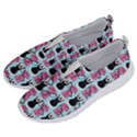 Waitress Uniform Dresses Nerdy Glasses Pattern Blue No Lace Lightweight Shoes View2