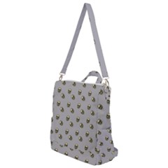 Skull Grey Pattern Crossbody Backpack by snowwhitegirl