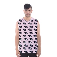 Eyes Pink Men s Basketball Tank Top by snowwhitegirl